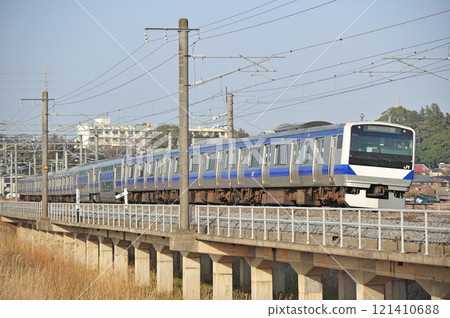 Joban Line Takahama-Kandate JR East E531 series K421 formation (Katsuta) 121410688