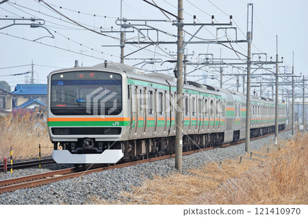 東北本線 栗橋東鷲宮 JR東日本 E231系 1000系 U507編組(小山) 東北本線 栗橋東鷲宮 JR東日本 E231系 1000系 U507編組(小山) 121410970