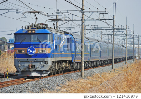 Tohoku Main Line, Kurihashi - Higashiwashimiya, JR East, EF510-508 (Tabata) + 24 series (Oku), Hokutosei 121410979