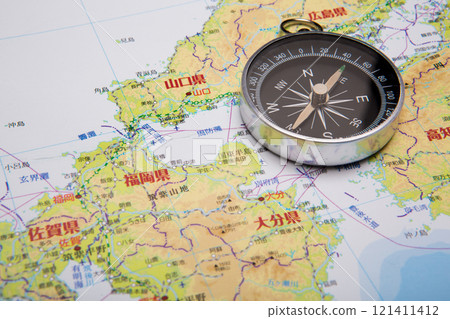 旅遊影像地圖指南針方向磁鐵 121411412