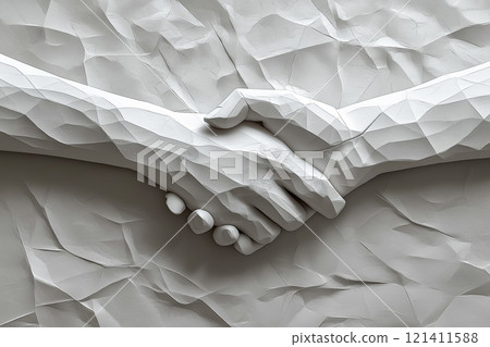 Handshake symbolizing trust, partnership, and successful collaboration 121411588