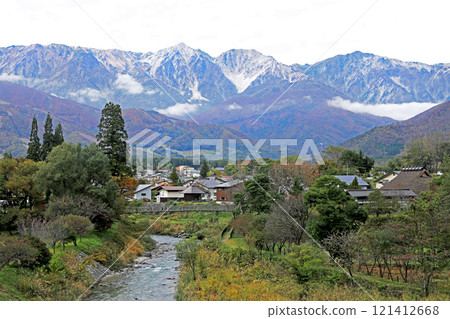 從白馬村大出公園遠眺白馬五龍山脈 121412668
