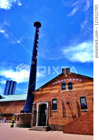 Sapporo Factory Brick Building Chimney Square Sapporo Factory Brick Building Chimney Square 121412785