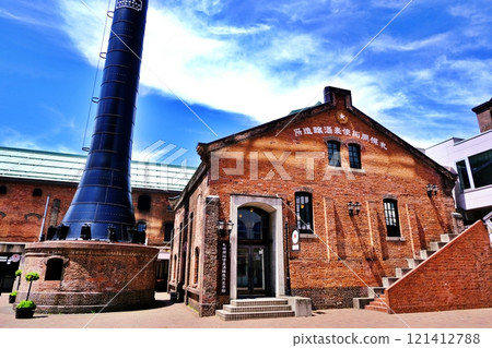 札幌工廠磚造建築煙囪廣場風景 札幌工廠磚造建築煙囪廣場風景 121412788