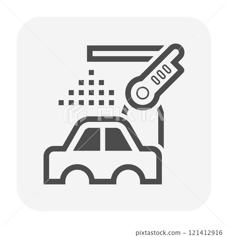 Automotive color paint vector icon. 121412916
