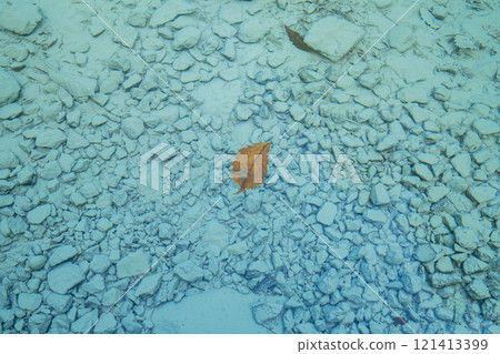 群馬縣草津町草津溫泉西之河原公園風景 121413399