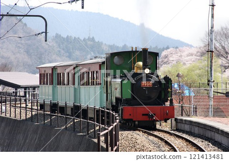 British Winson tank steam locomotive [3950 "Green Breeze"] 121413481