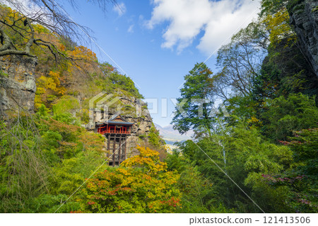 長野縣小諸市布引山少今寺的秋景 長野縣小諸市布引山少今寺的秋景 121413506