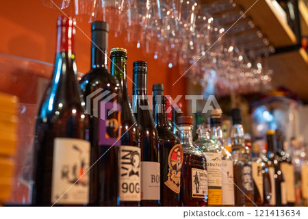 Osteria with a wide selection of wines 121413634