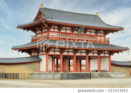 Nara Heijo Palace Ruins Historical Park Suzaku Gate 121413952