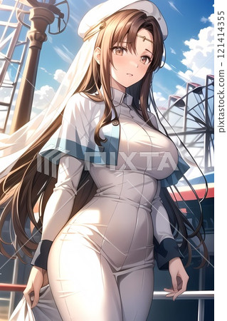 遊樂園的女工作人員 121414355