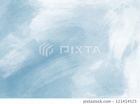 Pale blue hand-painted oil painting style vector background 121414525