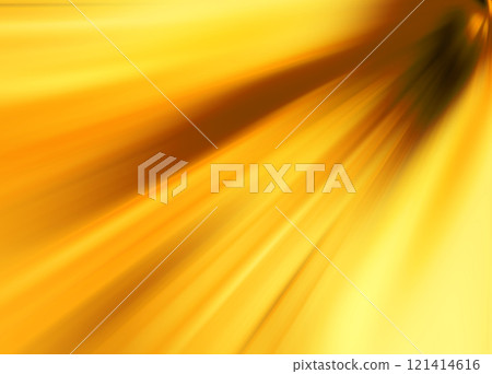 A strong golden flash of light and folds shining from above (retouched and color processed material) 121414616