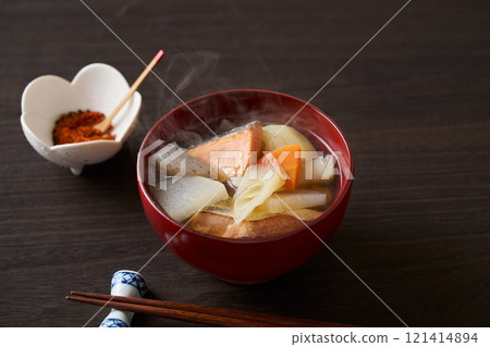 配料豐富的三平湯 配料豐富的三平湯 121414894