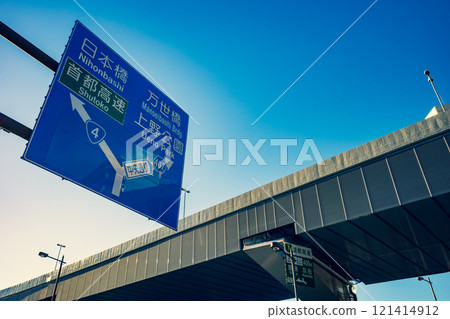 Metropolitan Expressway Route 1 Ueno Line Ueno Station Area 2024.11 a-3 Warm and cool colors 121414912