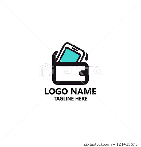 gadget wallet logo design vector 121415673