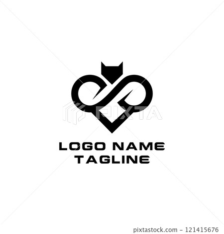 infinity bat logo design vector 121415676
