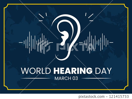 World Hearing Day Vector Illustration on March 3rd, Promoting Awareness About Preventing Deafness for Ear Health Treatments in a Flat Background World Hearing Day Vector Illustration on March 3rd, Promoting Awareness About Preventing Deafness for Ear Health Treatments in a Flat Background 121415733