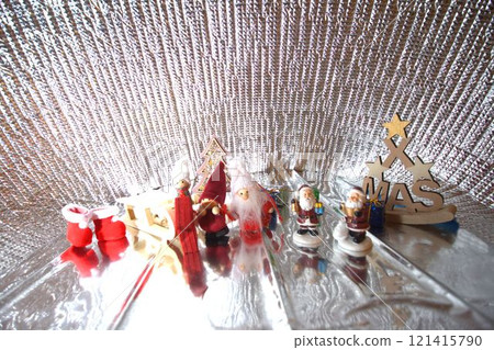 聖誕裝飾，可愛的聖誕老人 121415790