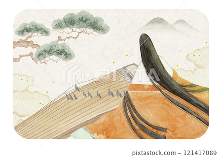 Tale of Genji, Murasaki Shikibu, 13 volumes, Akashi, watercolor illustrations Tale of Genji, Murasaki Shikibu, 13 volumes, Akashi, watercolor illustrations 121417089