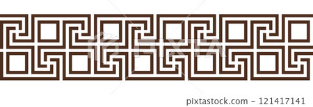 Greece ornament with repeated geometric motif 121417141
