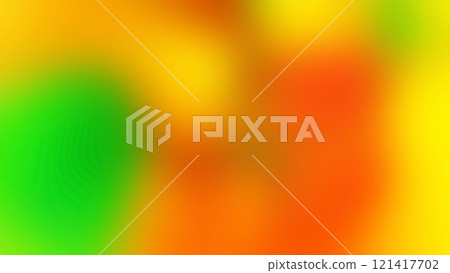 Abstract Gradient. A vibrant interplay of green, yellow, orange, and red hues blending smoothly, evoking a warm and lively atmosphere. Abstract Gradient. A vibrant interplay of green, yellow, orange, and red hues blending smoothly, evoking a warm and lively atmosphere. 121417702