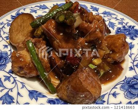 麻辣川式炸雞配黑醋醬 121418663