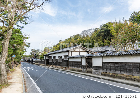 島根縣松江市 - 被指定為松江市文化財產的武士住宅和繩手鹽見風景 島根縣松江市 - 被指定為松江市文化財產的武士住宅和繩手鹽見風景 121419551