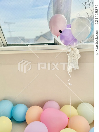 Stock Photo: Celebration (balloons and balloons) Stock Photo: Celebration (balloons and balloons) 121419873