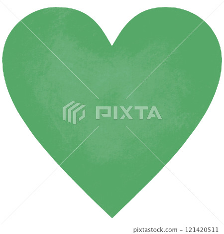 Green simple heart Green simple heart 121420511