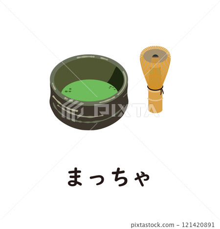 Japanese Hiragana Series - Matcha: Hiragana with "ma" 121420891