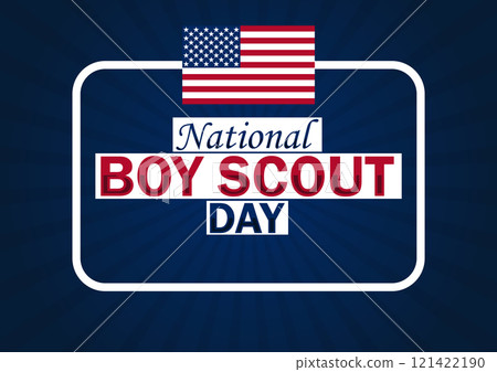 National Boy Scout Day, Modern background National Boy Scout Day, Modern background 121422190