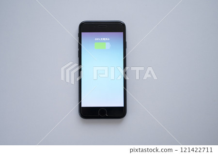Smartphone battery level 121422711