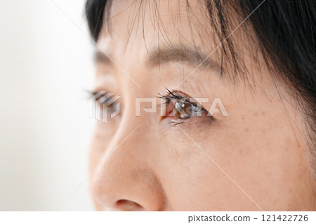Senior woman eyes Senior woman eyes 121422726