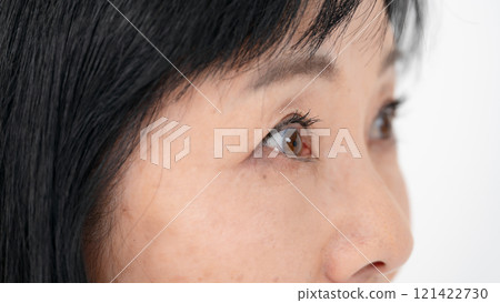 Senior woman eyes Senior woman eyes 121422730