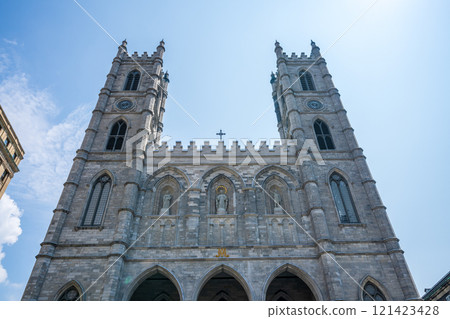 Notre-Dame Basilica in Old Montreal. Montreal, Quebec, Canada. 121423428