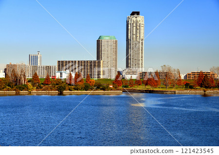 隔著荒川眺望川口市（埼玉縣川口市）[2024.11] 121423545