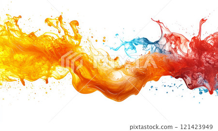 abstract, splash, ink 121423949