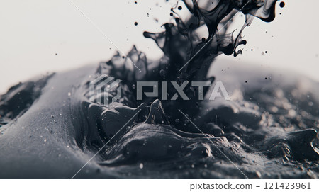 abstract, splash, ink 121423961
