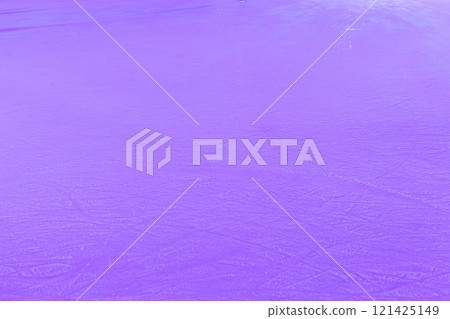 Illuminated ice skating rink Illuminated ice skating rink 121425149
