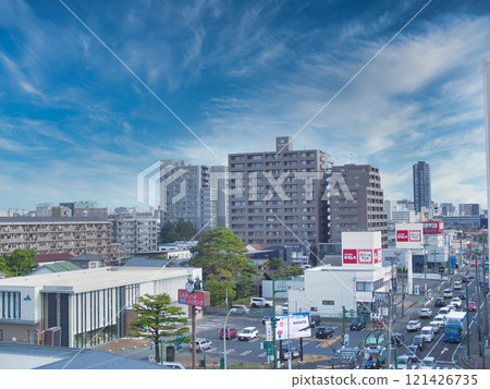 Scenery near Showa Ohashi Bridge in Niigata City 121426735