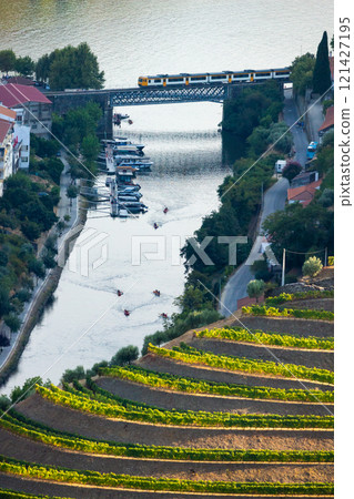 Douro Valley, Train and Douro River. Portugal 121427195