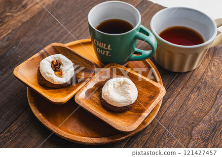 下午茶時間棉花糖餅乾 下午茶時間棉花糖餅乾 121427457