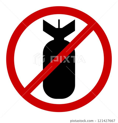 Stop Bombing Sign Stop Bombing Sign 121427667