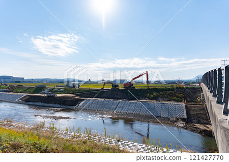 河道建設風景 121427770