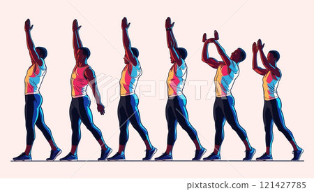 Posture correction exercises 121427785