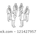 Team of colleagues 121427957