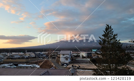 美麗的早晨富士山 121428119