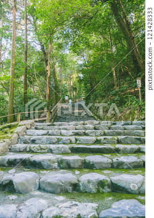 [Ise Shrine Geku] Endless stone steps 121428333