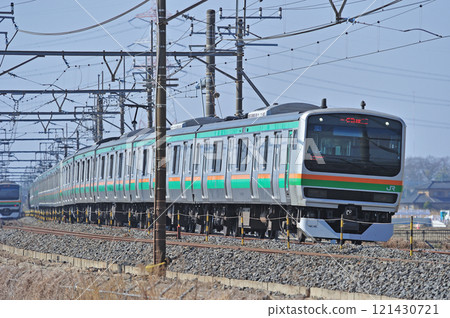 Tohoku Main Line Higashiwashimiya-Kurihashi JR East E231 Series 1000 U6 (Oyama) Tohoku Main Line Higashiwashimiya-Kurihashi JR East E231 Series 1000 U6 (Oyama) 121430721